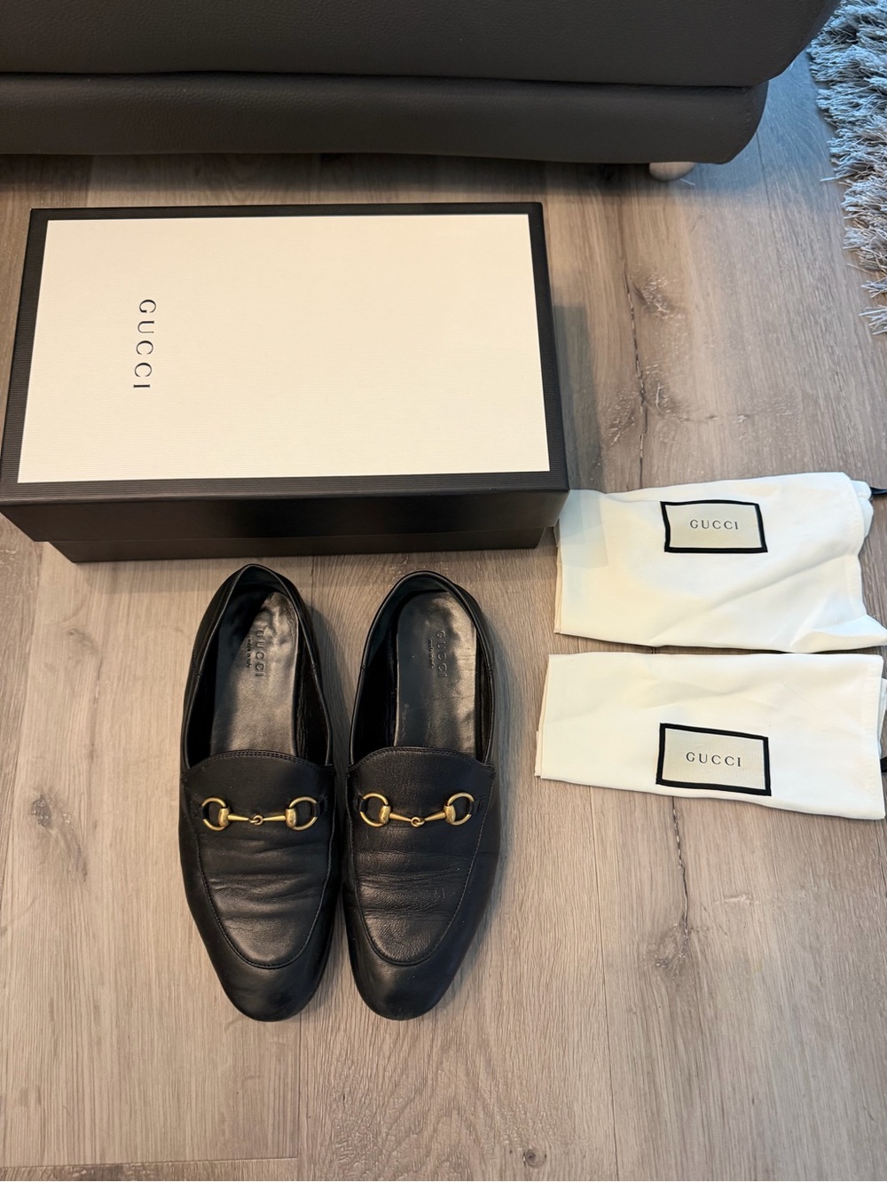 Gucci Black  Loafers for Women